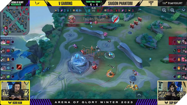  Chung kết Tổng ĐTDV Mùa Đông 2023 V Gaming tái đấu Saigon Phantom 15