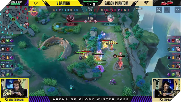 Chung kết Tổng ĐTDV Mùa Đông 2023 V Gaming tái đấu Saigon Phantom 18