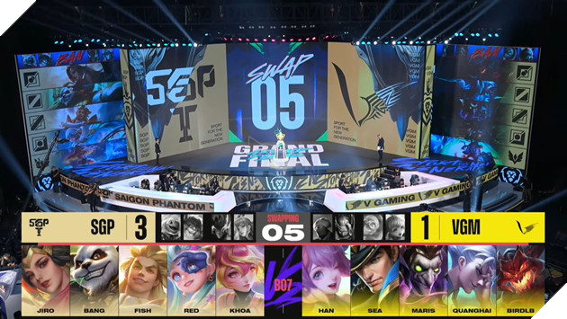  Chung kết Tổng ĐTDV Mùa Đông 2023 V Gaming tái đấu Saigon Phantom 22