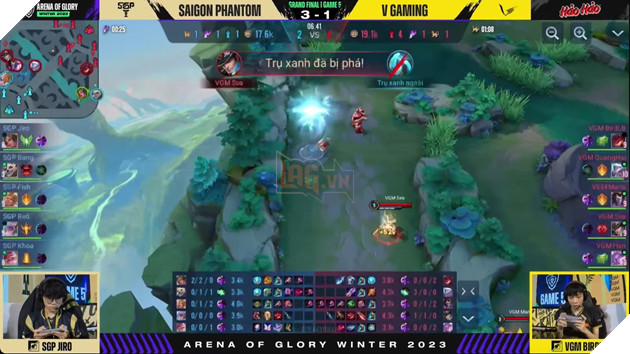  Chung kết Tổng ĐTDV Mùa Đông 2023 V Gaming tái đấu Saigon Phantom 23