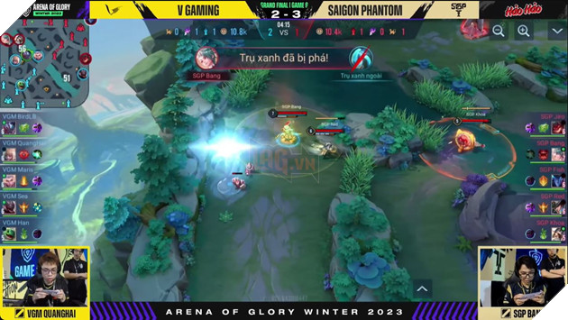  Chung kết Tổng ĐTDV Mùa Đông 2023 V Gaming tái đấu Saigon Phantom 28