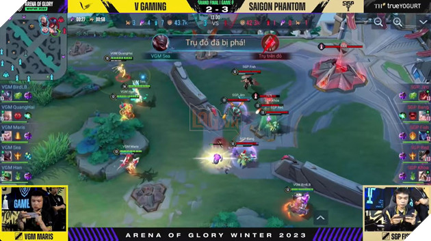  Chung kết Tổng ĐTDV Mùa Đông 2023 V Gaming tái đấu Saigon Phantom 30