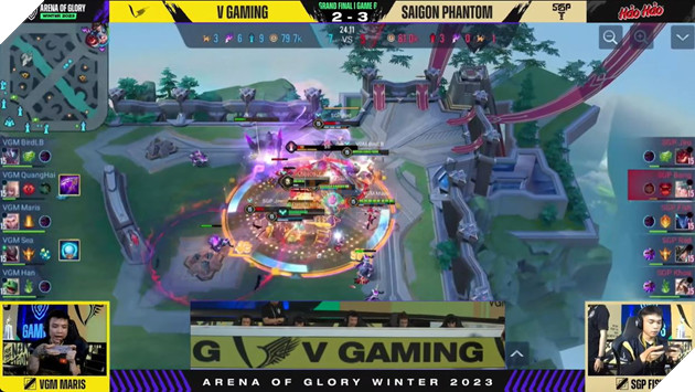  Chung kết Tổng ĐTDV Mùa Đông 2023 V Gaming tái đấu Saigon Phantom 33