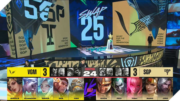  Chung kết Tổng ĐTDV Mùa Đông 2023 V Gaming tái đấu Saigon Phantom 35