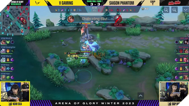  Chung kết Tổng ĐTDV Mùa Đông 2023 V Gaming tái đấu Saigon Phantom 36