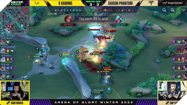  Chung kết Tổng ĐTDV Mùa Đông 2023 V Gaming tái đấu Saigon Phantom 37