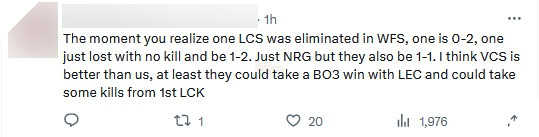 LMHT: Game thủ Bắc Mỹ cho rằng LCS còn yếu hơn cả VCS sau trận đại bại của C9 trước T1