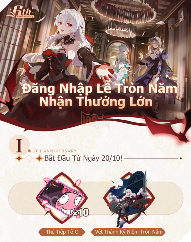 Honkai Impact 3 kỷ niệm 6 năm ra mắt với chuỗi Event đặc biệt cùng nhiều phần quà hấp dẫn