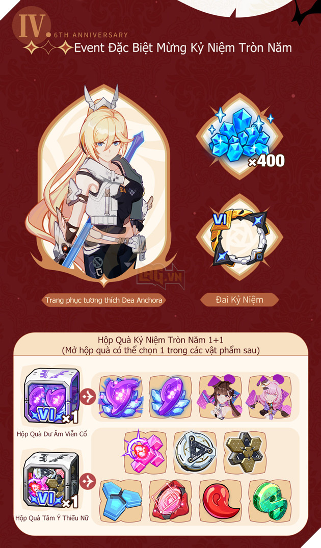 Honkai Impact 3 kỷ niệm 6 năm ra mắt với chuỗi Event đặc biệt cùng nhiều phần quà hấp dẫn 3