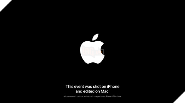 Sự kiện trình làng Macbook Pro M3 của Apple được quay bằng... iPhone 15 Pro Max