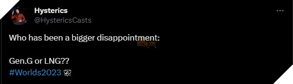 LMHT: Xuất hiện câu hỏi liệu Gen.G hay LNG là đội tuyển gây thất vọng nhất tại CKTG 2023