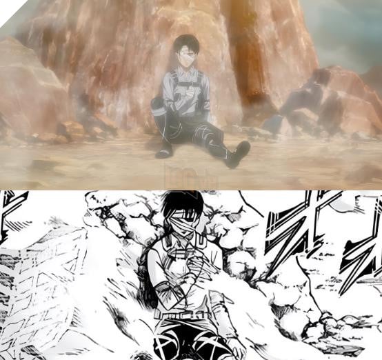 so sánh manga anime attack on titan