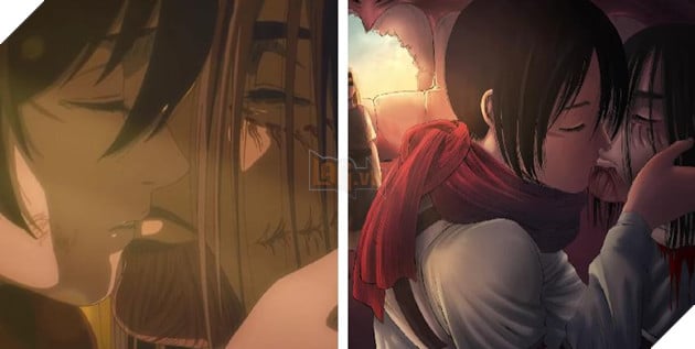 so sánh manga anime attack on titan