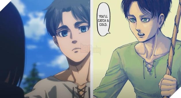 so sánh manga anime attack on titan