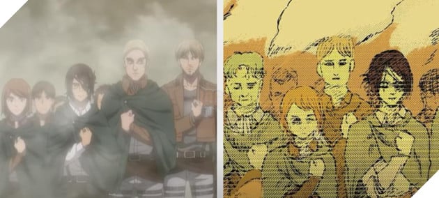 so sánh attack on titan