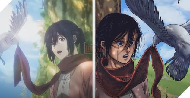 so sánh manga anime attack on titan