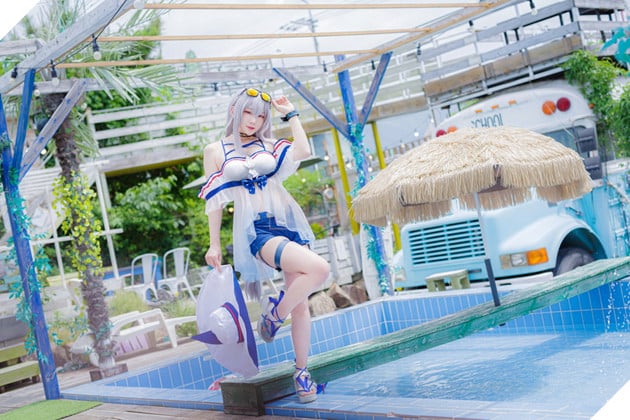 Arknights: Chiêm ngưỡng bộ ảnh cosplay của Skadi trong trang phục Coral Coast chuẩn không cần chỉnh 6