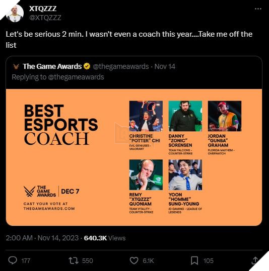 Ứng viên The Game Awards 2023 bất ngờ tự đề nghị rút tên khỏi danh sách 3