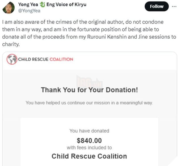 anime kenshin diễn viên