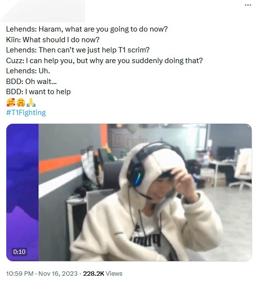 LMHT: Bất ngờ câu chuyện KT không được phép đấu tập với T1 tại CKTG 2023