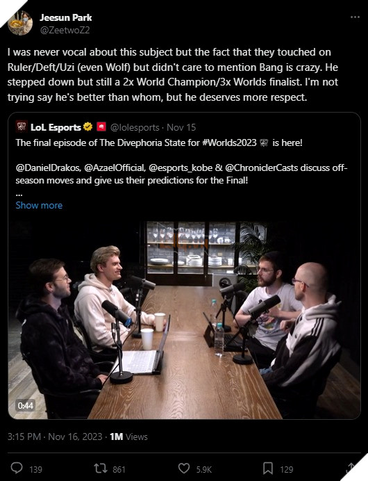 LMHT: Bị ngó lơ khi nhắc đến những Xạ thủ Huyền thoại, vợ sắp cưới của Bang bất bình lên tiếng