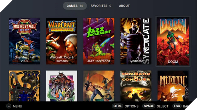 Giờ đây, game thủ có thể chơi các tựa game huyền thoại như Doom, Warcraft, Heretic... trên Steam Deck