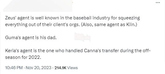 LMHT: Fan T1 lo ngại việc thương thảo hợp đồng với Keria gặp vấn đề vì một nhân tố 