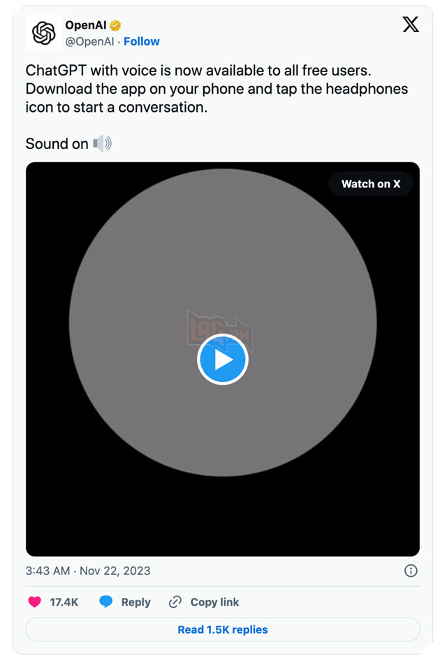 ChatGPT triển khai tính năng giọng nói cho người dùng Android và iOS