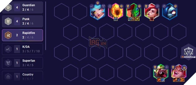 DTCL Mùa 10: Hướng dẫn đội hình Punk Reroll mạnh nhất meta mới nhất bản cập nhật 14.4 2