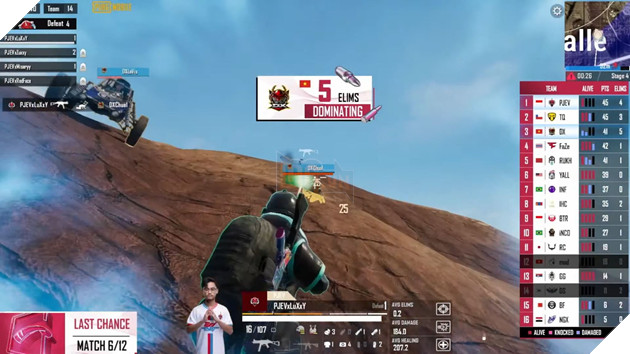 Việt Nam khởi đầu vòng Last Chance thuận lợi, đứng Top 5 giải đấu PUBG Mobile lớn nhất thế giới 5