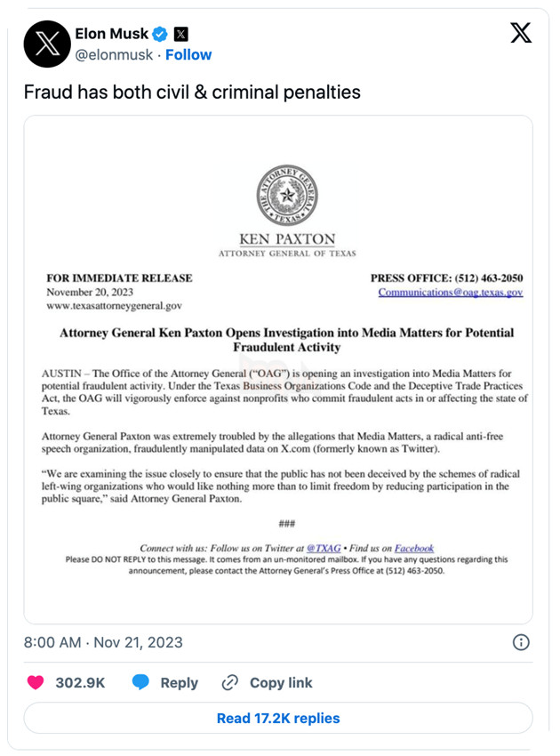 Elon Musk khiến X mất 75 triệu USD doanh thu quảng cáo