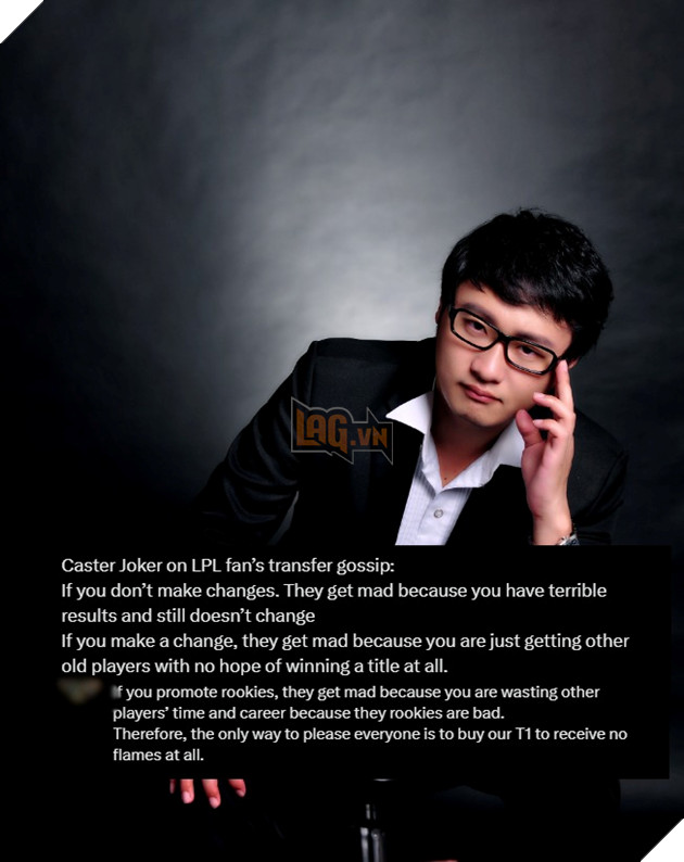 LMHT: BLV LPL bức xúc vì sự tiêu cực của game thủ Trung Quôc trong kì chuyển nhượng