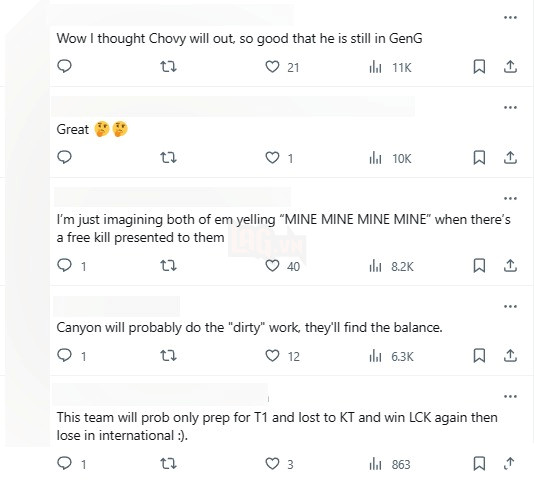 LMHT: Cộng đồng nghi ngờ về khả năng kết nối của các ngôi sao Gen.G trong năm 2024