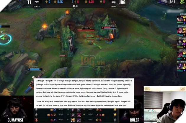 LMHT: Zeus hé lộ nguyên nhân chọn Jayce cho trang phục CKTG 2023 chứ không phải Yone