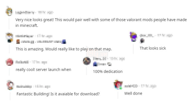 Game thủ kỳ công tạo nên bản đồ BIND của Valorant trong Minecraft với tỷ lệ cực chuẩn