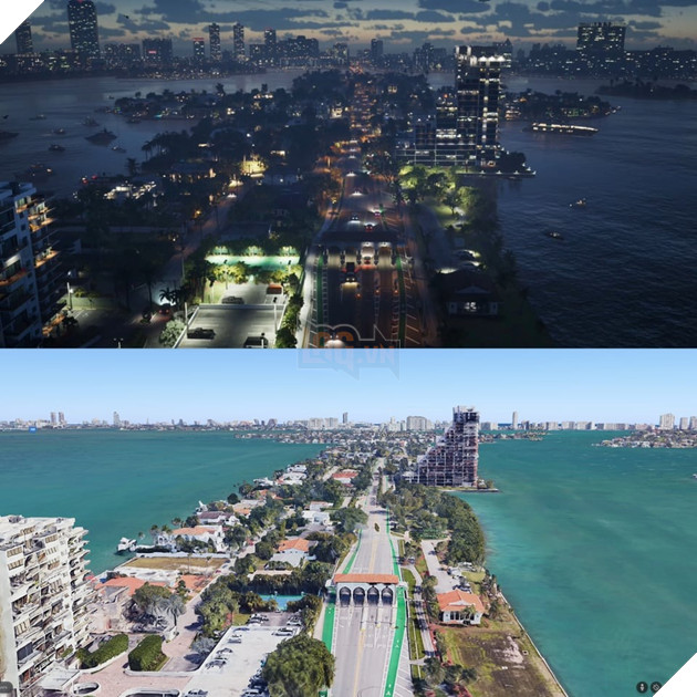 Người hâm mộ so sánh những hình ảnh trong trailer GTA 6 với các địa điểm có thật ngoài đời 2