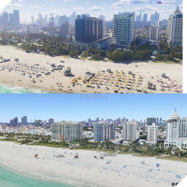 Người hâm mộ so sánh những hình ảnh trong trailer GTA 6 với các địa điểm có thật ngoài đời