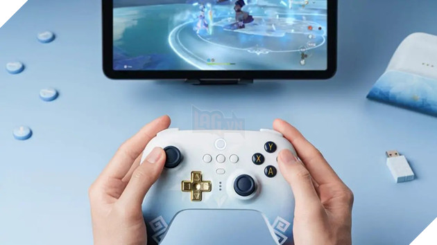 Genshin Impact mở đợt hợp tác mới với tay cầm siêu đẹp mang màu sắc của Chongyun Gamepad-Chongyun-genshin__2__RFAH