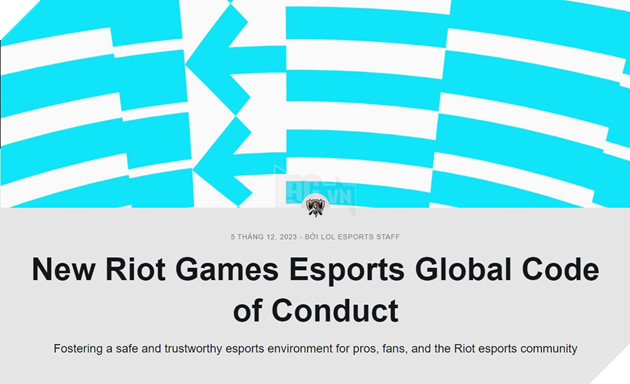 Riot Games công bố qui tắc ứng xử cải tiến cho toàn bộ mùa giải esport 2024 Riot_4_TWVH