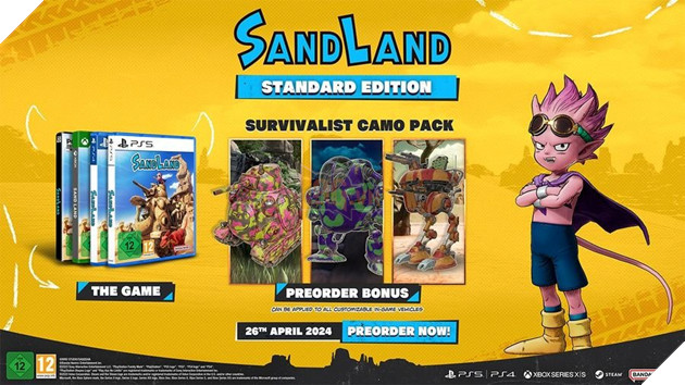 Sand Land - Trò chơi chuyển thể từ bộ manga của Akira Toriyama xác nhận ngày ra mắt 2