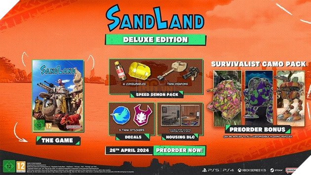 Sand Land - Trò chơi chuyển thể từ bộ manga của Akira Toriyama xác nhận ngày ra mắt 3