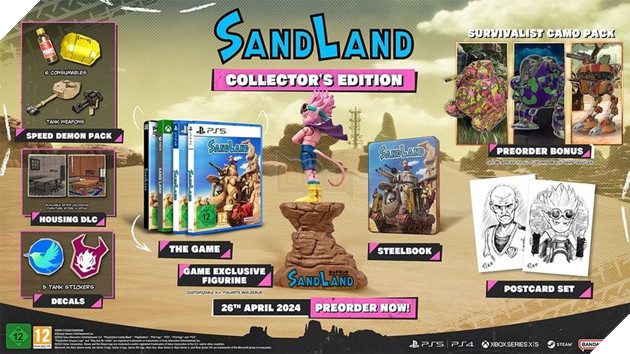 Sand Land - Trò chơi chuyển thể từ bộ manga của Akira Toriyama xác nhận ngày ra mắt 4