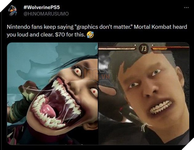 Cộng đồng game thủ vẫn không thể quên chất lượng đồ họa quá tệ của Mortal Kombat 1 trên Switch 3