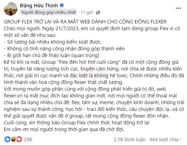 Flex đến hơi thở cuối cùng chính thức quay trở lại và có hẳn một sân chơi cho các Flexer