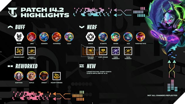 DTCL: Chi tiết bản cập nhật 14.2 - Nerf Disco, Buff Punk và chỉnh sửa cho Karthus, Ezreal và Sona