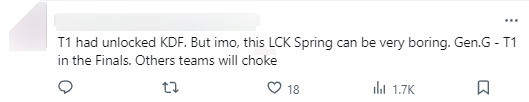 LMHT: Cộng đồng dự đoán tương lai của LCK sau khi thấy KDF đả bại DK một cách thuyết phục