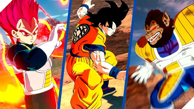 Trò chơi Dragon Ball sở hữu 24 nhân vật nhưng chỉ toàn là Goku và Vegeta