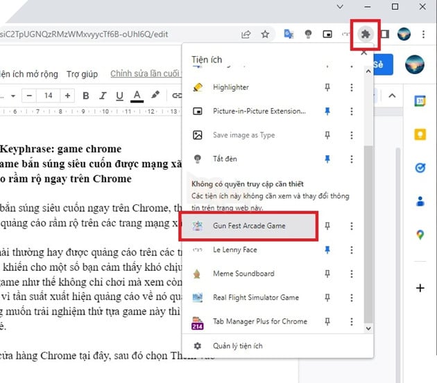 Chơi game quảng cáo cực giải trí vô cùng đơn giản trên Chrome 6