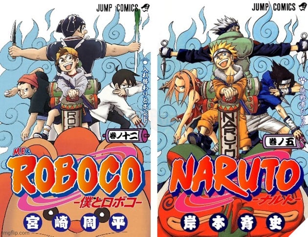 Bất ngờ manga copy trang bìa truyện tranh nổi tiếng khiến khán giả thích thú 13