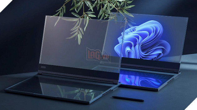 Lenovo công bố mẫu laptop màn hình trong suốt tại MWC 2024